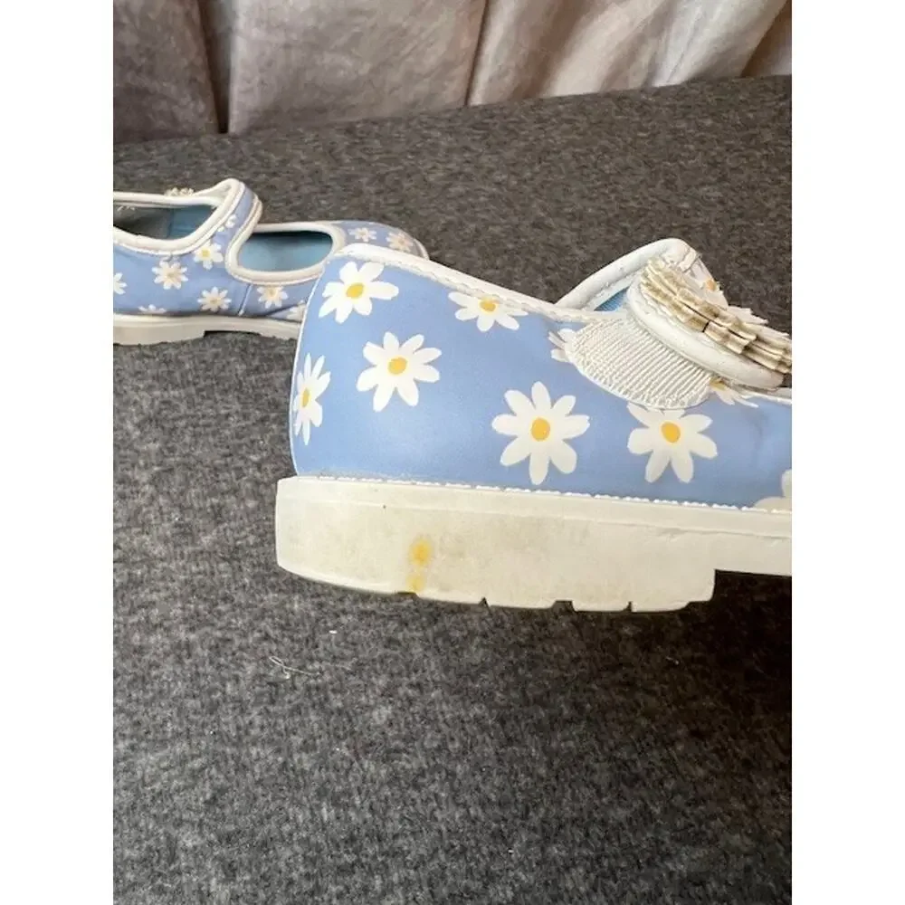 Tucker + Tate Girl Mallie Mary Jane Flat Shoes sz 8 Blue